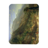 Olive Groves at Varenna, Lake Como, Italië, 1861 ( Magneet (Verticaal)
