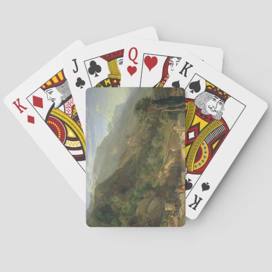 Olive Groves at Varenna, Lake Como, Italië, 1861 ( Pokerkaarten (Achterkant)