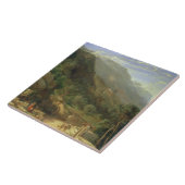 Olive Groves at Varenna, Lake Como, Italië, 1861 ( Tegeltje (Zijkant)