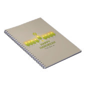 Olive Hanukkah Menorah Notitieboek (Rechterzijde)