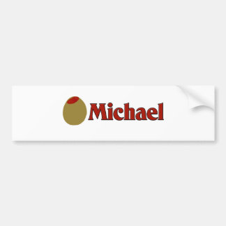 Olive (I Love) Michael Bumpersticker