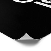 Olive Ik ben Kewl Cool Olive Pun Dark BG Poster (Hoek)