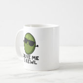 Olive Ik ben Kewl Cool Olive Pun Koffiemok (Voorkant links)