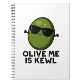 Olive Ik ben Kewl Cool Olive Pun Notitieboek (Voorkant)
