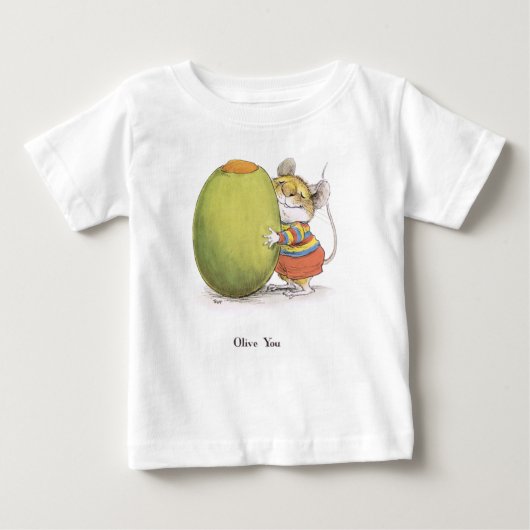 Olive Je Baby Shirt (Voorkant)