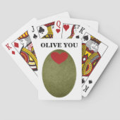 Olive Je speelt kaarten (Achterkant)