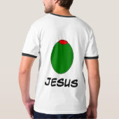 Olive Jesus T-shirt (Achterkant)