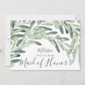 Olive, jij wordt mijn bruidsmeisje kaart (Voorkant)