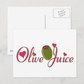 Olive Juice Briefkaart (Voorkant / Achterkant)
