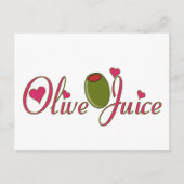 Olive Juice Briefkaart (Voorkant)