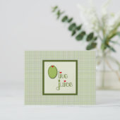 Olive Juice Briefkaart (Staand voorkant)
