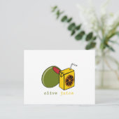 Olive Juice Briefkaart (Staand voorkant)