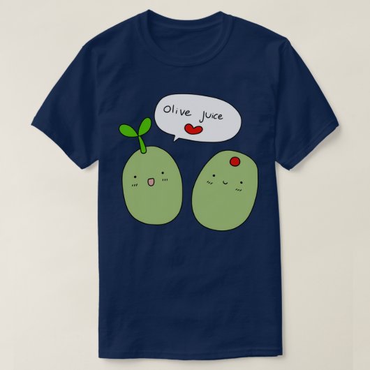 Olive Juice Ik hou van je T-shirt (Design voorkant)