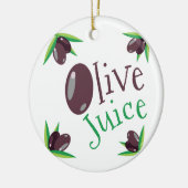Olive Juice Keramisch Ornament (Links)