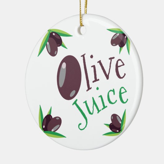 Olive Juice Keramisch Ornament (Links)