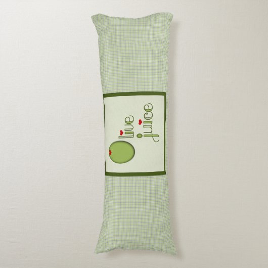 Olive Juice Lichaamskussen (Voorkant Verticaal)