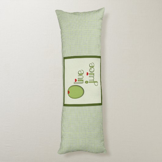 Olive Juice Lichaamskussen (Achterkant (Verticaal))