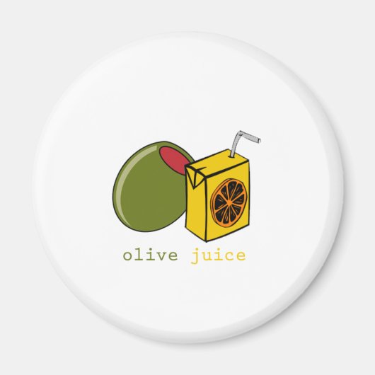 Olive Juice Magneet (Voorkant)