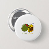 Olive Juice Ronde Button 5,7 Cm (Voorkant /achterkant)