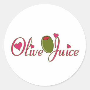 Olive Juice Ronde Sticker