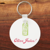 Olive Juice Valentijnsdag Keyring Sleutelhanger (Voorkant)