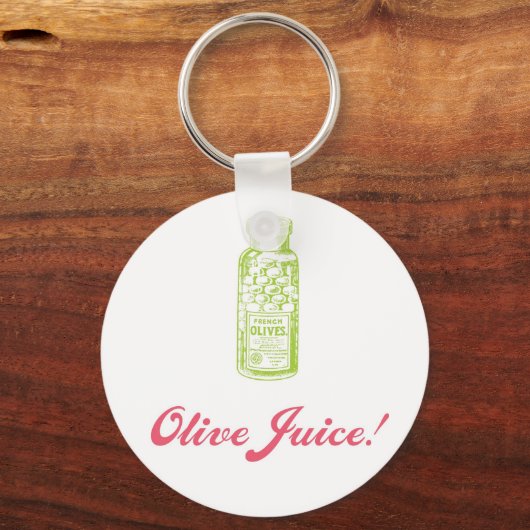 Olive Juice Valentijnsdag Keyring Sleutelhanger (Voorkant)