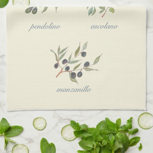 Olive Kitchen Towel Theedoek (Gevouwen)