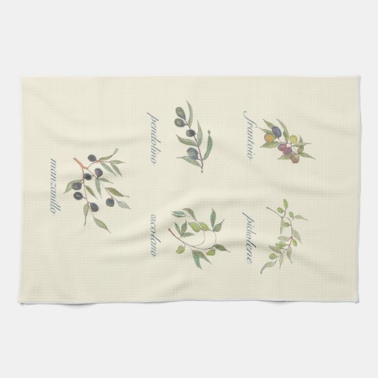 Olive Kitchen Towel Theedoek (Horizontaal)