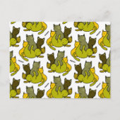 Olive kittens briefkaart (Voorkant)