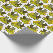 Olive kittens cadeaupapier (Hoek)