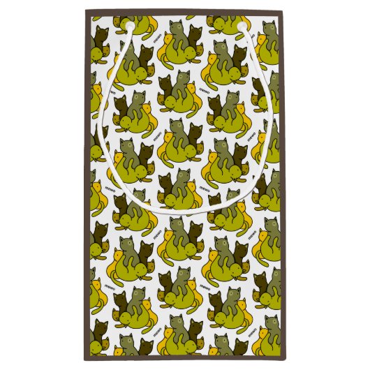 Olive kittens klein cadeauzakje (Achterkant)