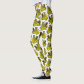 Olive kittens leggings (Links)
