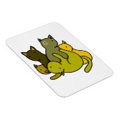 Olive kittens magneet (Rechterzijde)