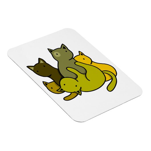 Olive kittens magneet (Rechterzijde)