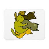 Olive kittens magneet (Horizontaal)