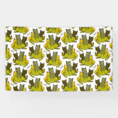 Olive kittens spandoek (Horizontaal)