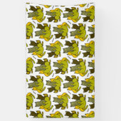 Olive kittens spandoek (Verticaal)