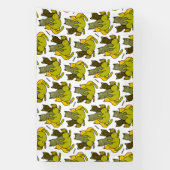 Olive kittens spandoek (Verticaal)