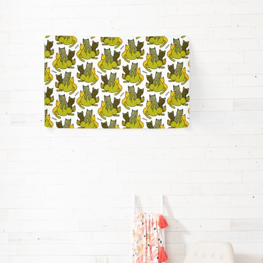 Olive kittens spandoek (Insitu)