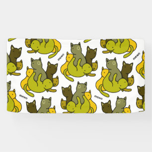 Olive kittens spandoek