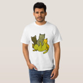 Olive kittens t-shirt (Voorkant volledig)