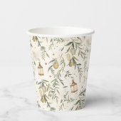 Olive & Lantern Islamic Party Cups Papieren Bekers (Achterkant)