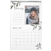 Olive Leaf | 12 Fotokalender met notities Kalender (Feb 2027)