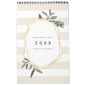 Olive Leaf | 36 Foto gepersonaliseerd Kalender (Hoes)