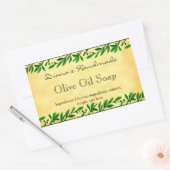 Olive Leaf Custom Soap Faux Parchment Sticker (Envelop)