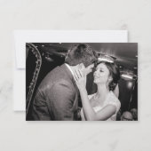 Olive Leaf Gold geometrisch Lijst/Uw foto Bedankkaart (Achterkant)