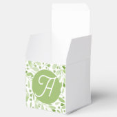 Olive Leaves and Initial Favor Box Bedankdoosjes (Geopend)