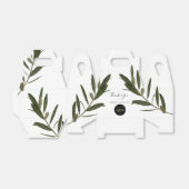Olive Leaves Greenery Wedding Bedankdoosjes (Uitgevouwen)