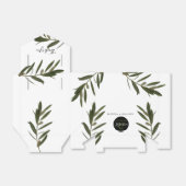 Olive Leaves Greenery Wedding Bedankdoosjes (Uitgevouwen)