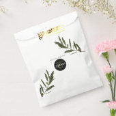Olive Leaves Greenery Wedding Bedankzakje (Gezegeld)